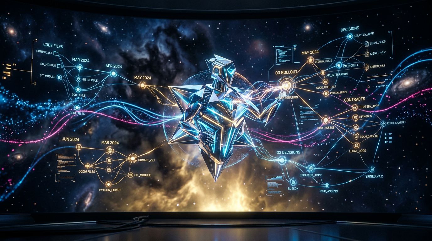 Agent IA autonome gérant un projet complexe avec accès à tout le contexte historique en simultané